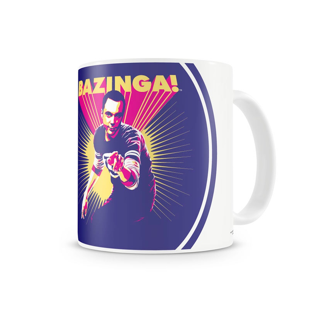 The Big Bang Theory - Sheldon Says BAZINGA! Tasse - Multicolore